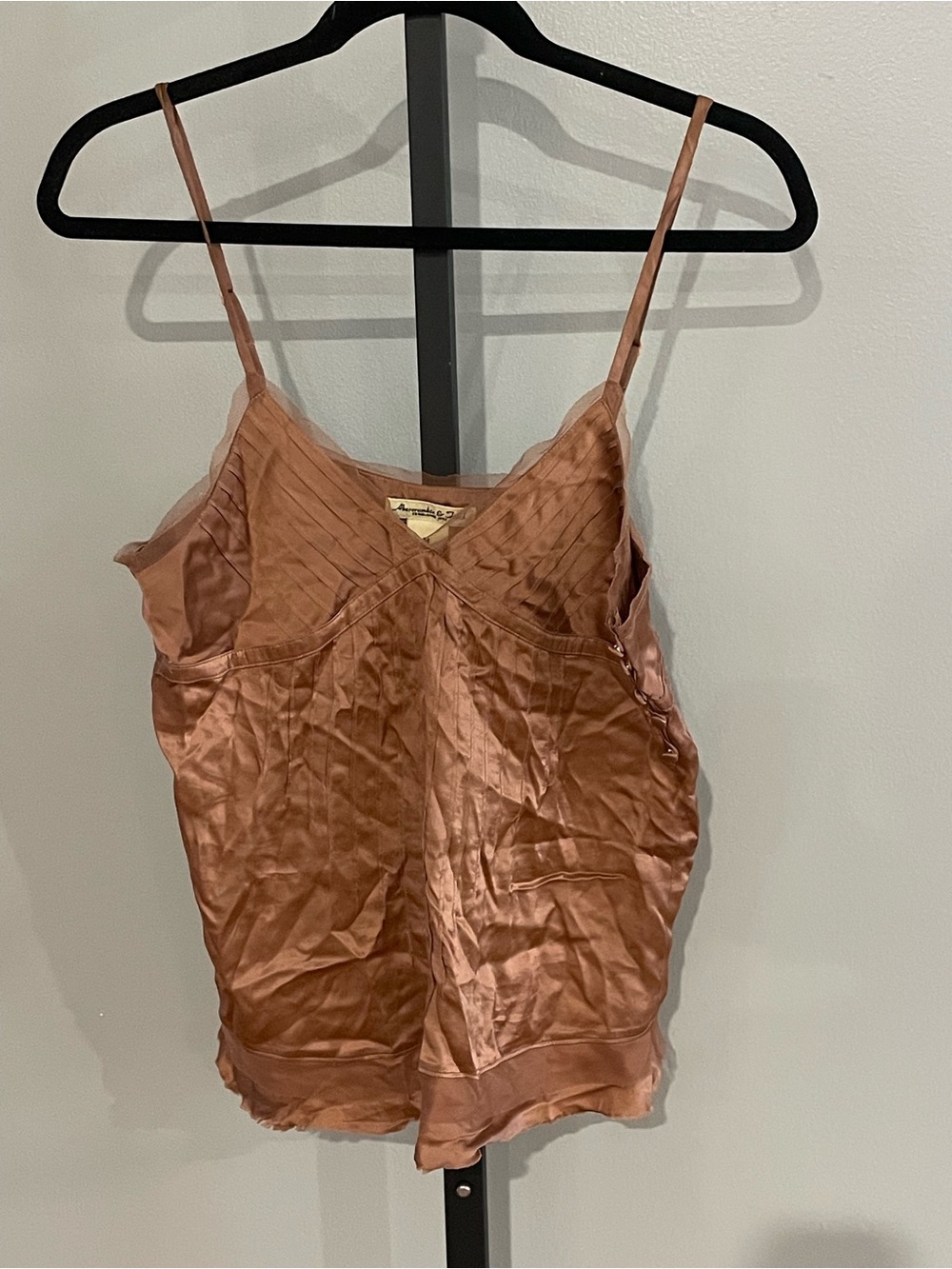 Vintage Y2K Abercrombie & Fitch 100% Silk Camisole Tank Size Medium